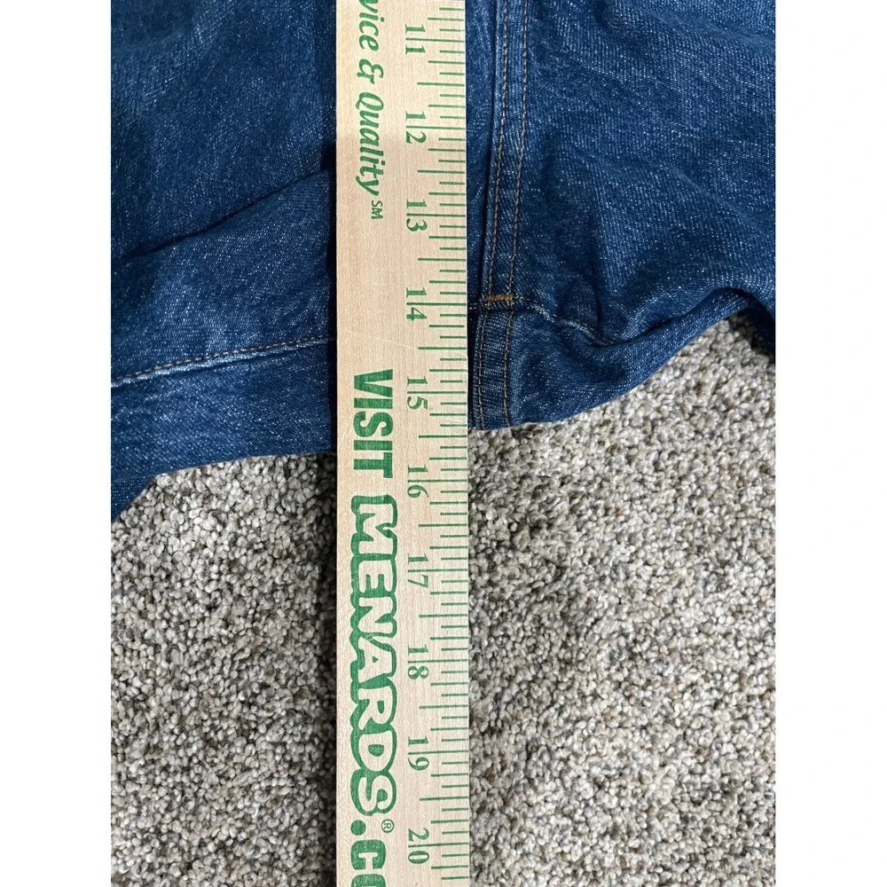Madewell Mens Vintage Straight Jeans Blue Denim Button Fly 36x32